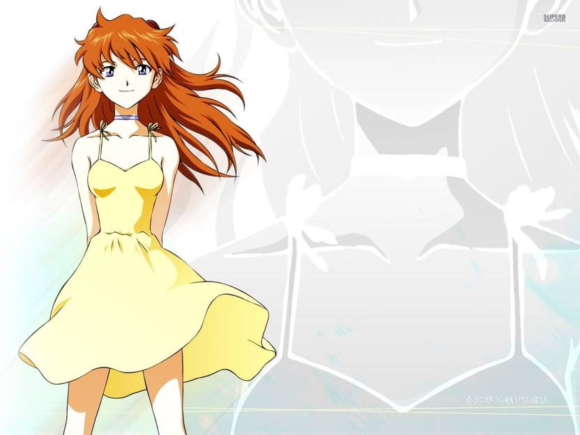 Pl Anime Asuka Langley Soryu Neon Genesis Evangelion Wall