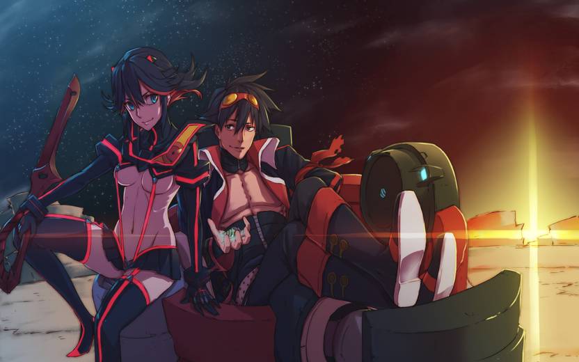 Pl Anime Kill La Kill Matoi Ryuuko Tengen Toppa Gurren