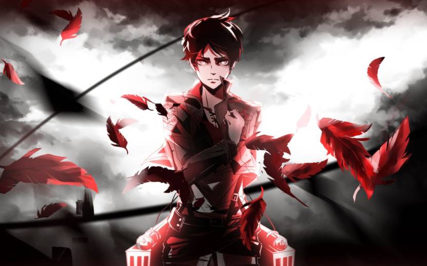 Pl Anime Shingeki No Kyojin Eren Jeager Boys Wall Poster 19