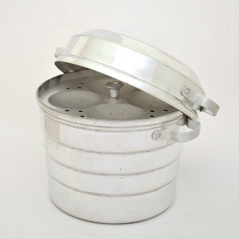 Nandani Aluminium Idli Cooker With 4 Plates Standard Idli Maker Price