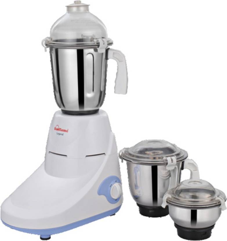 SUNFLAME Mixer Grinder Legend 750 W Mixer Grinder (3 Jars, White) Price