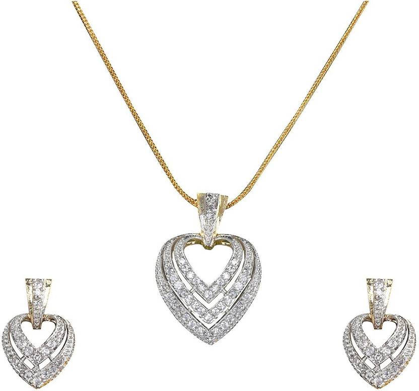 Khushiyan Fashion Jewellery Ad American Diamond - American Diamond Fashion Pendant Jewellery Khushiyan Fashion Jewellery Ad American Diamond - American Diamond Fashion Pendant Jewellery