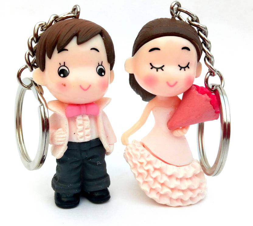 Joshisnest Cute Designer White Bride Groom Dolls Key Chain Buy