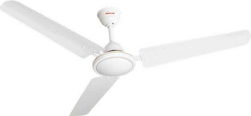Sun Flame Ceiling Fan Style 48 White Brown 3 Blade Ceiling