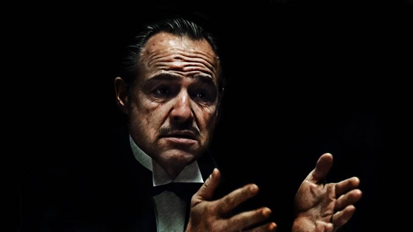 Pl The Godfather Wall Poster 1319 Inches Paper Print Movies