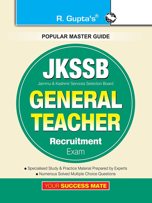 JKSSB General Teacher Recruitment Exam Guide