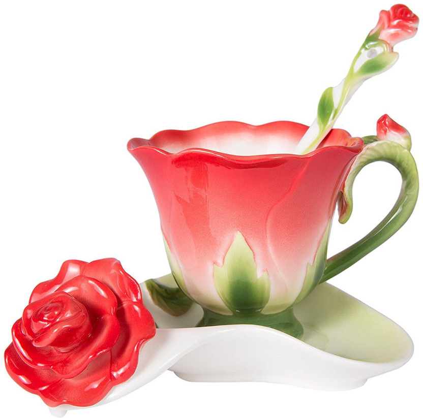 Creative 3d Crystal Puzzle Rose Flower 3d Puzzle Glass Building