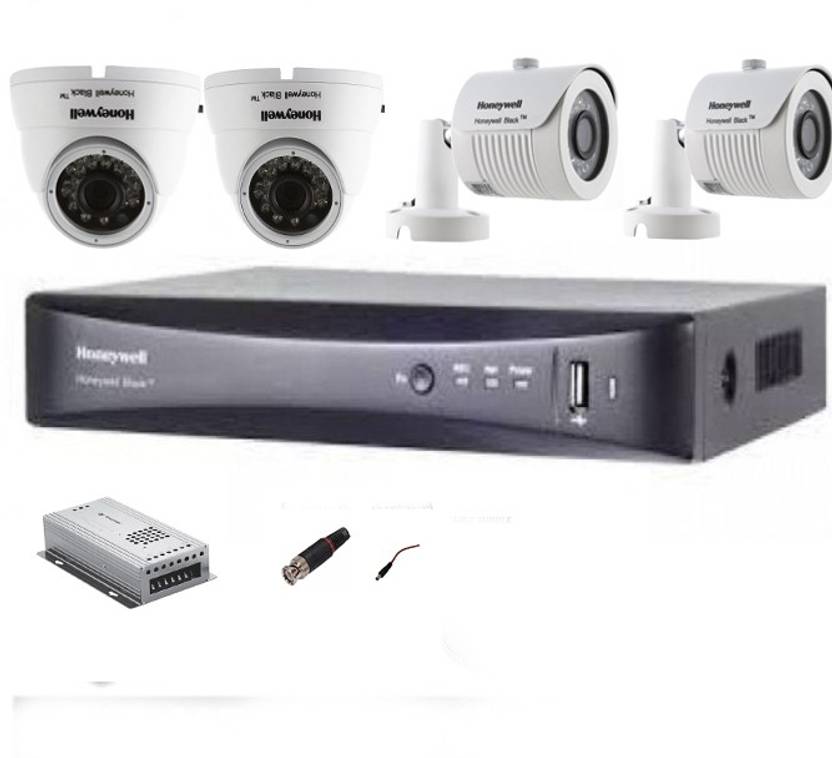 Honeywell 1MP HD COMBO KIT 2 DOME & 2 BULLET CAMERA ,DVR Security