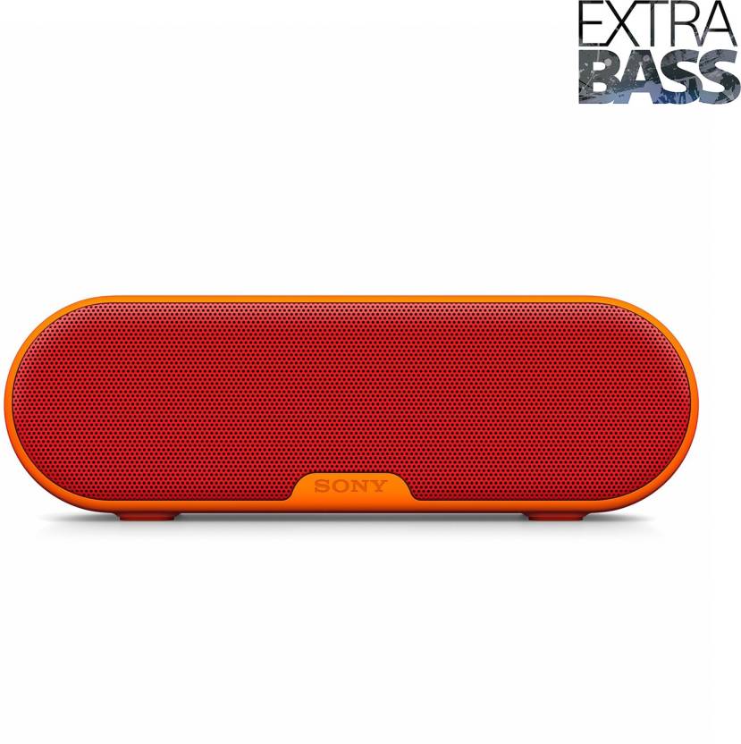 For 4499/-(50% Off) Sony SRS-XB2/RC Portable Bluetooth Mobile/Tablet Speaker  (Orange, Red, Stereo Channel) at Flipkart