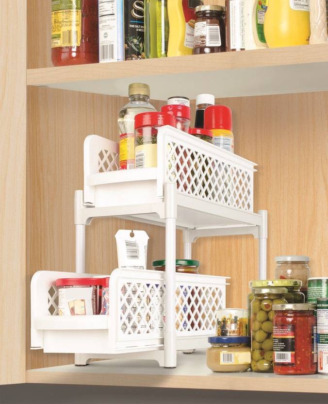 Zevora 2 Tier Portable Basket Drawers Bathroom Kitchen E Saving Zevora 2 Tier Portable Basket Drawers Bathroom Kitchen E Saving Storage Containers Plastic Rack