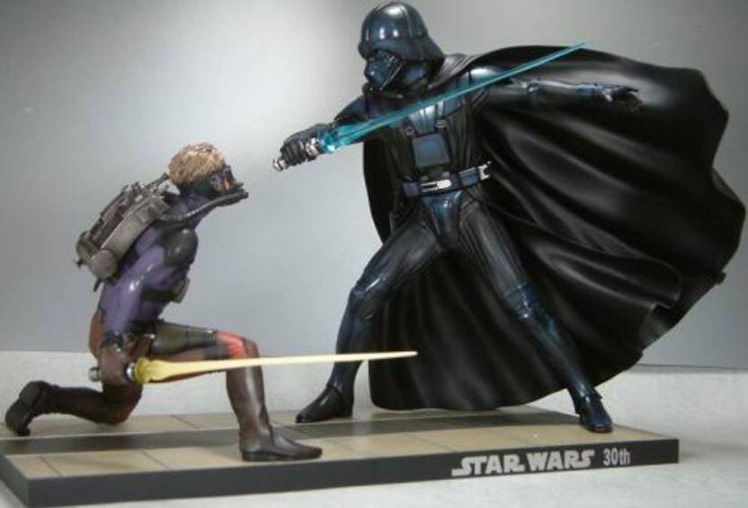 Kotobukiya Co Ltd Star Wars Luke Skywalker Vs Darth Vader Ralph