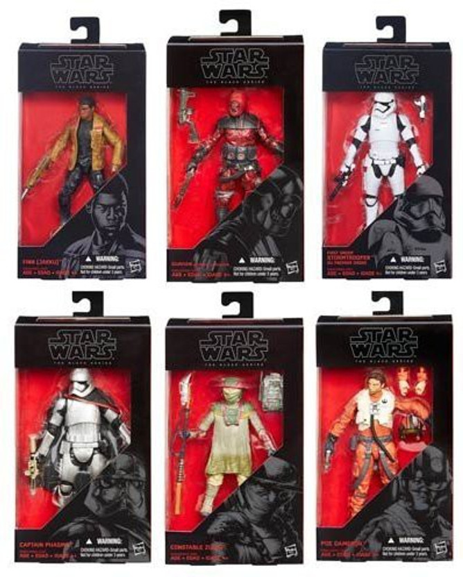 HASBRO STAR WARS THE BLACK SERIES 6” INCH ACTION FIGURE 2018 WAVE 2 SET OF 6