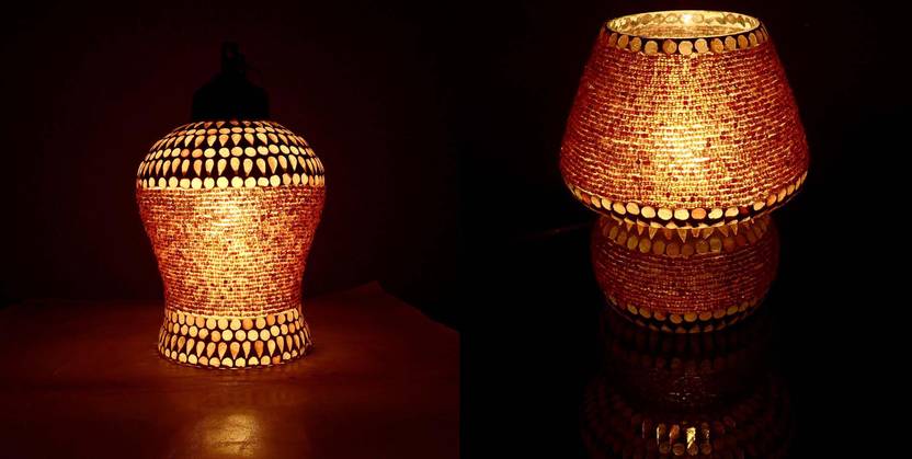 Gifts Decor Vintage Turkish Handcrafted Brown Shade Glass