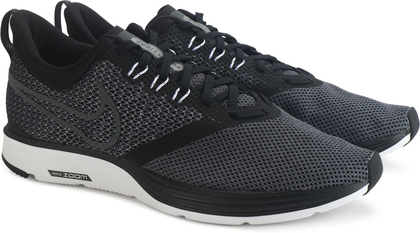 NIKE ZOOM STRIKE Running Shoes For Men - Buy BLACK/DARK  GREY-ANTHRACITE-WHITE Color NIKE ZOOM STRIKE Running Shoes For Men Online  at Best Price - Shop Online for Footwears in India | Flipkart.com