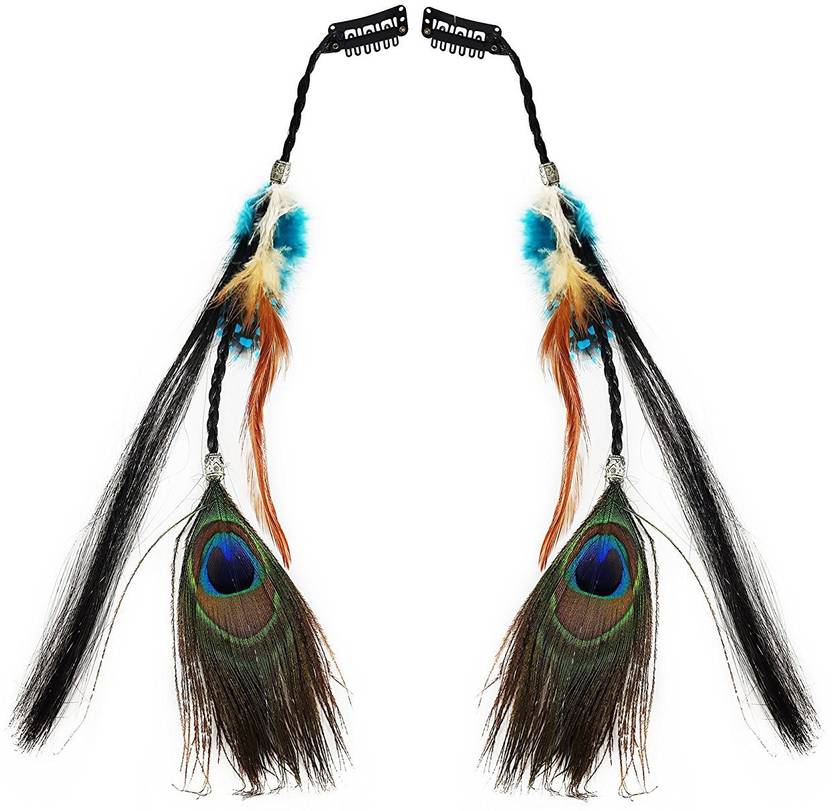 Confidence Feather Hair Accessories Set Of 2 Pcs Hair Clip Price