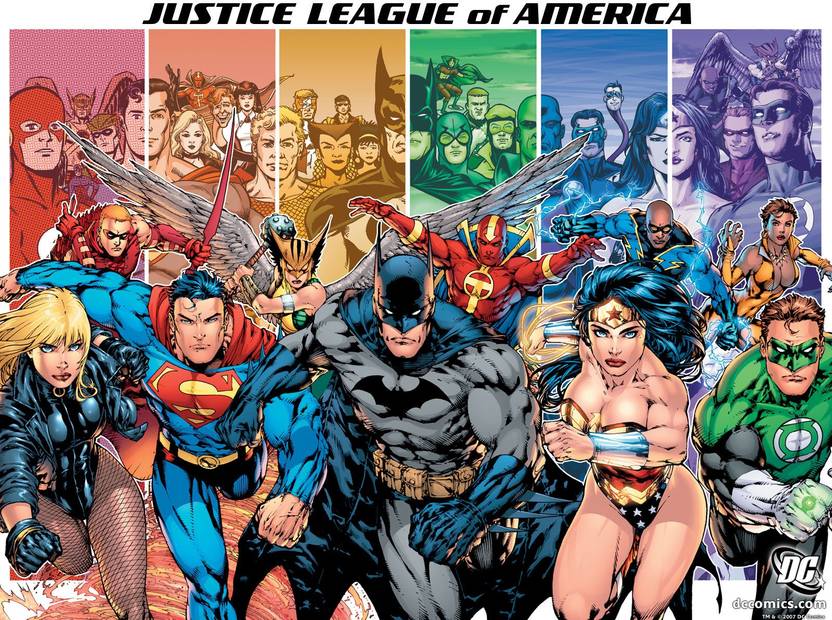 Pl Justice League Of America Black Canary Superman Batman