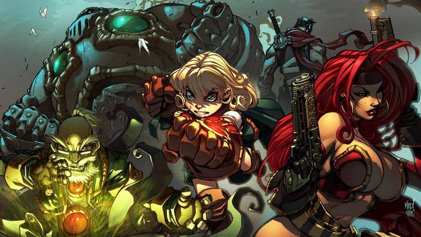 Pl Battle Chasers Red Monika Gully Wall Wall Poster 13 19 Inches