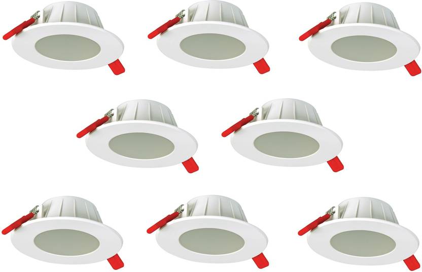 Havells 5w Down Light Lumeno Yellow Pack Of 08 Recessed