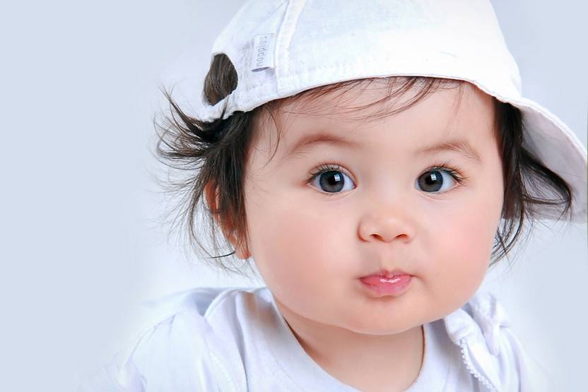cute baby smile poster