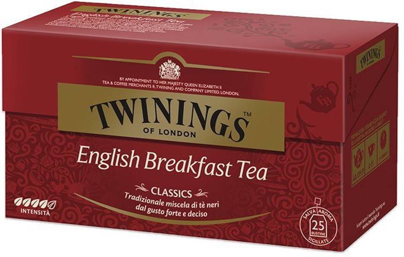 TWININGS English Breakfast Tea, 25 Tea Bags Tea Bags Box Price in India