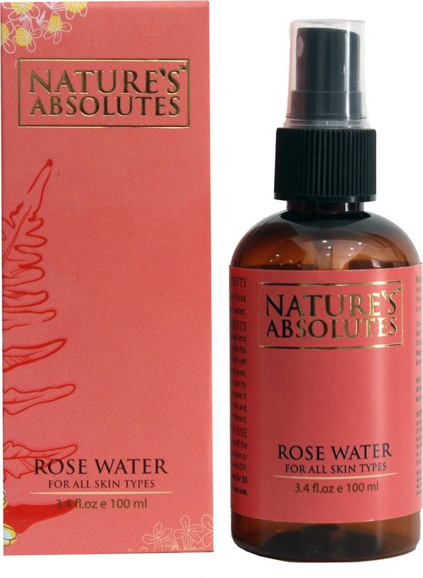 Nature S Absolutes Rose Water Rose Face Mist For All Skin Types 3 4 Fl Oz 100 Ml 100 Pure Steam Distilled Organic For Hair And Skin