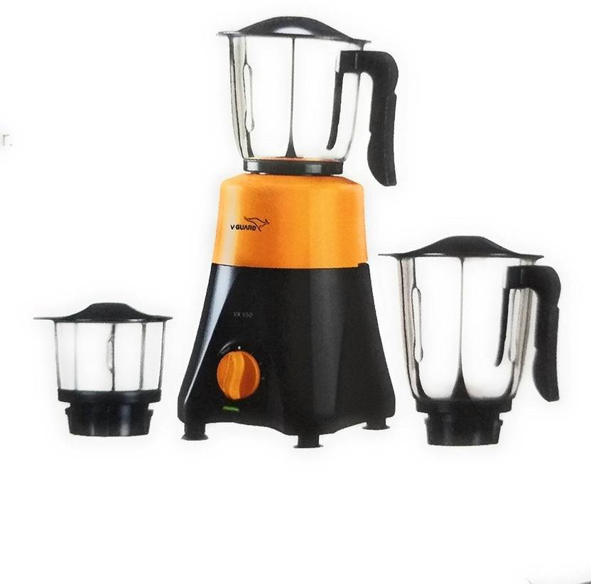 VGuard VX550 550 W Mixer Grinder (3 Jars, Black) Price in India Buy