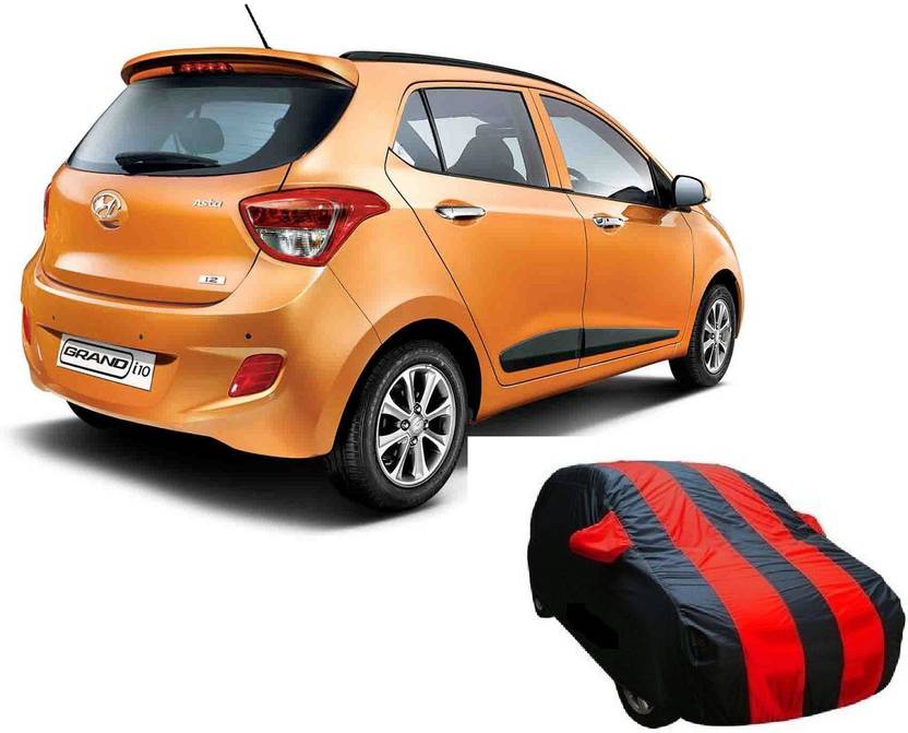 Toy Ville Car Cover For Hyundai Grand i10 (With Mirror Pockets) Price
