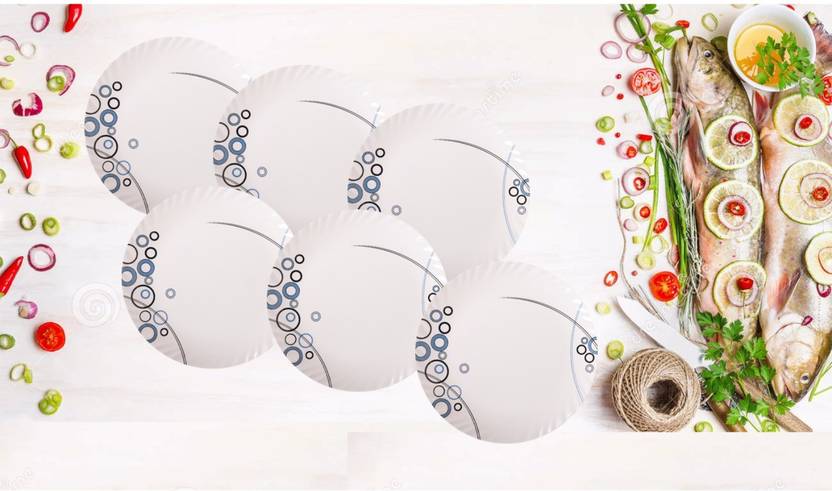 palm s alex pack of 6 plates set set premium quality melamine