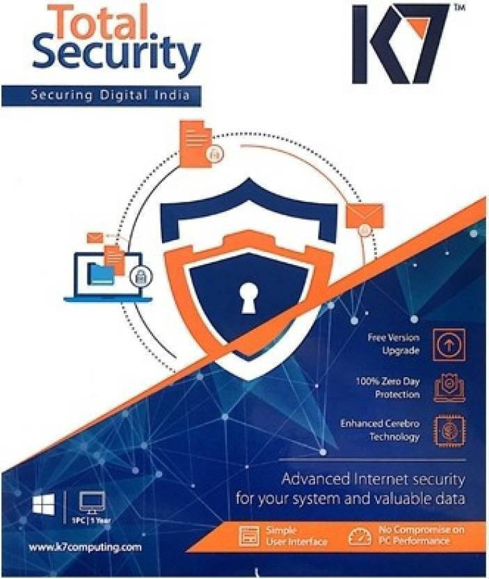K7 Total Security 1.0 User 1 Year(Voucher)