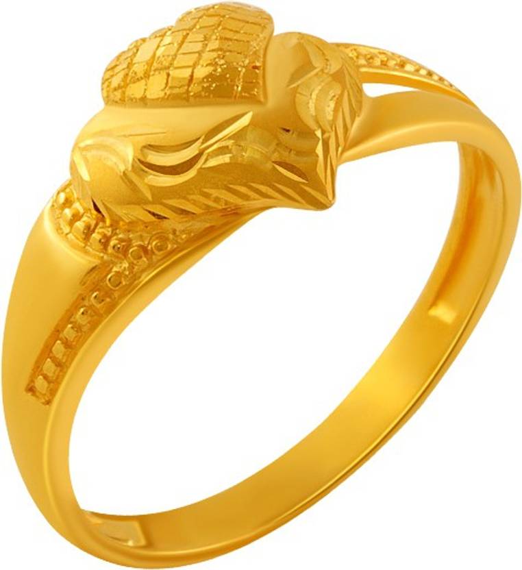 Pc Chandra Jewellers Valentine S Day 22kt Yellow Gold Ring Price In Pc Chandra Jewellers Valentine S Day 22kt Yellow Gold Ring