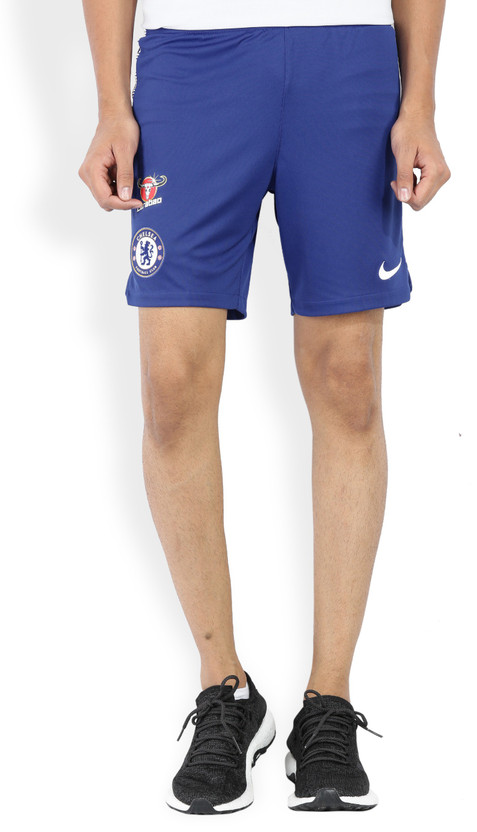blue and white nike shorts
