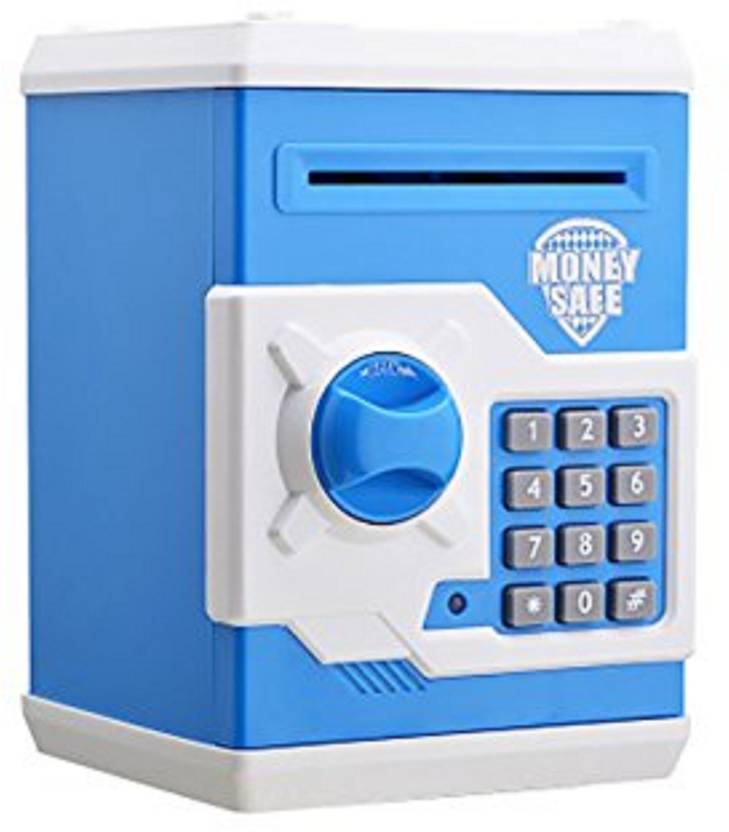 Johnnie Boy Money Safe With Password Piggy Bank For Kids Coin Bank