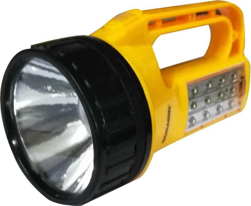 Sonashi high beam rechargeable torch with emergency light 3 6 hours
