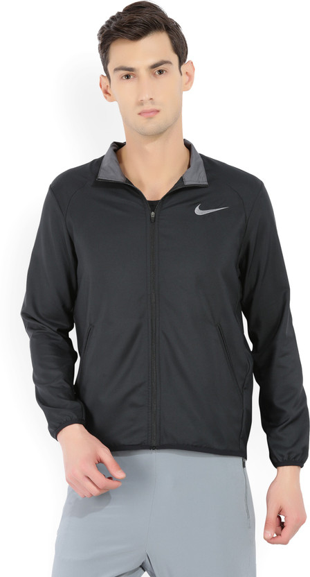 Nike full sleeve solid men's jacket Clearance