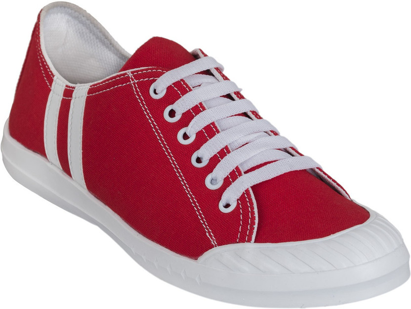 Red and white sneakers mens Clearance