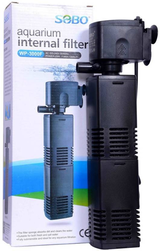 SOBO Aquarium Internal Filter WP3000F (AC 220240V 50/60Hz Power25W