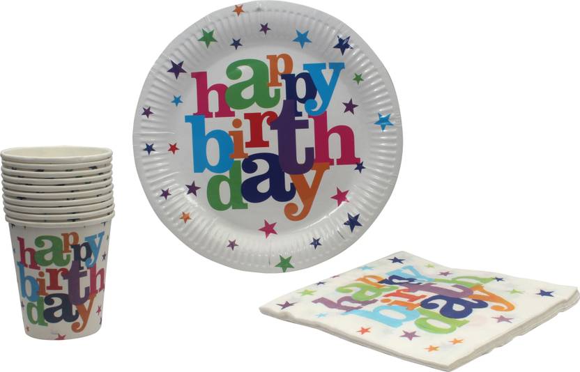 Offspring Birthday Party Supplies Set Plates Cup Napkin Set