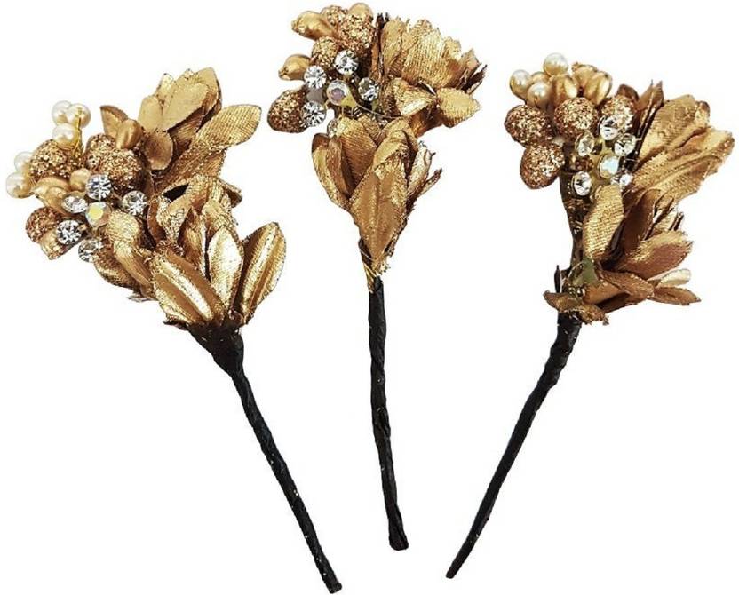 Majik Flowers Hair Juda Pins Accessories Women Girls Party