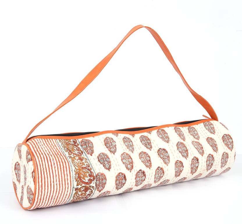 Jaipurse Premium Designer Artisan Made Kantha Stitch Full Zip Yoga