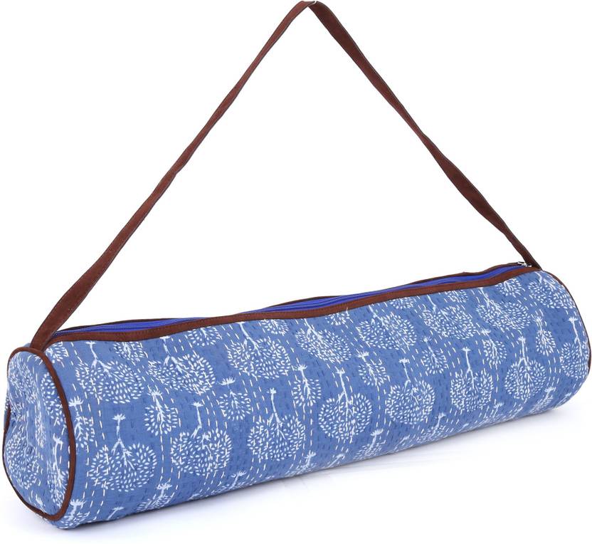 Jaipurse Premium Designer Artisan Made Kantha Stitch Full Zip Yoga