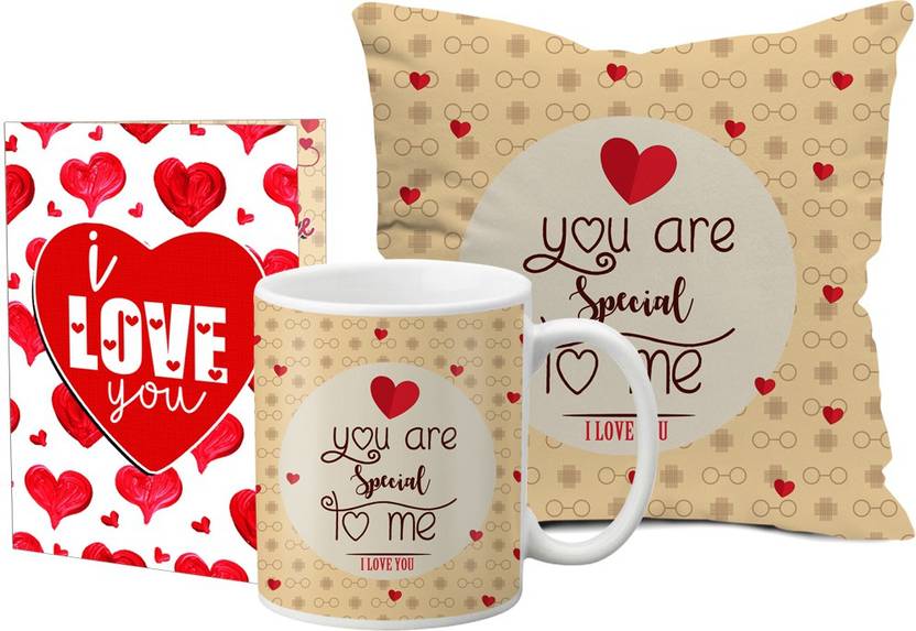 Lof Happy Valentine S Day Cute Copule Gift 12x12 In Cushion Cover
