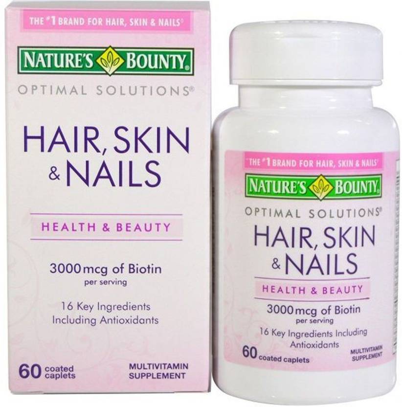 Nature S Bounty Hair Skin And Nails Formula 60 Coated Caplets