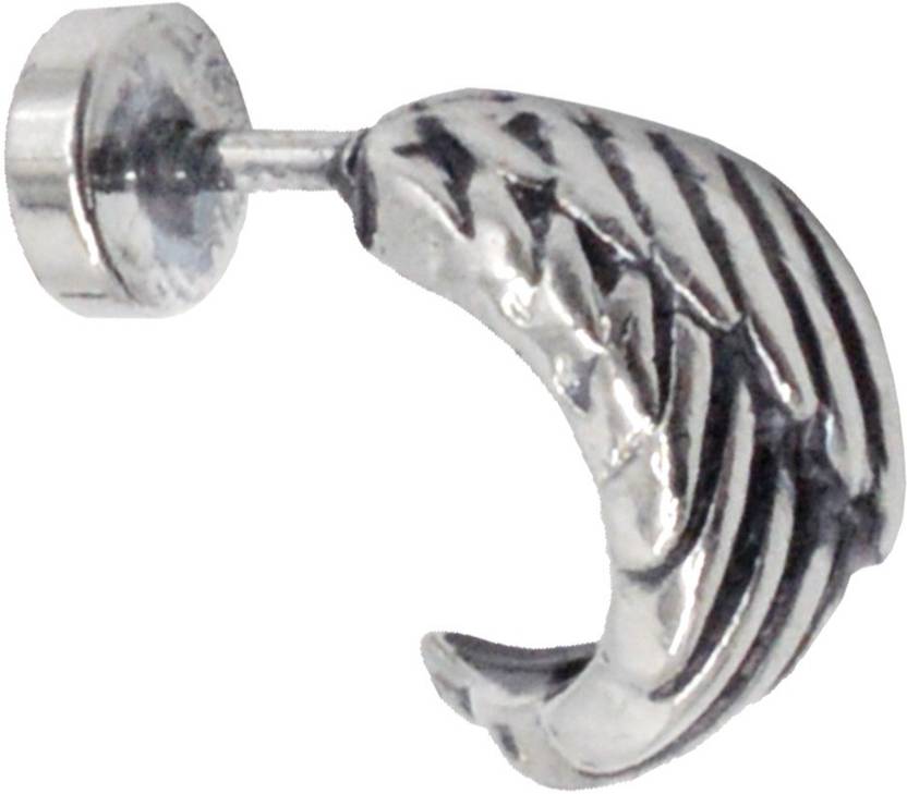 Flipkart Sullery Wings Men S Studs Earrings Fake Ear Plug Sullery Wings Men S Studs Earrings Fake Ear Plug Taper Piercing Surgical Stainless Steel Stud Earring