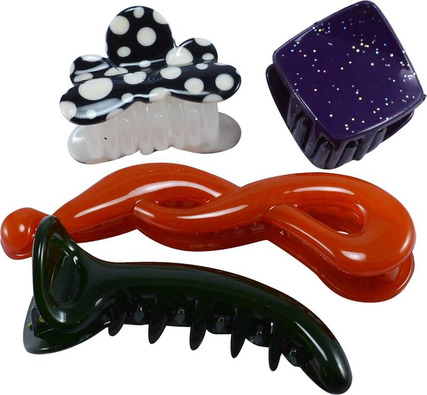 Saamarth Impex Claw Hair Clips Medium Size Big Size Assorted