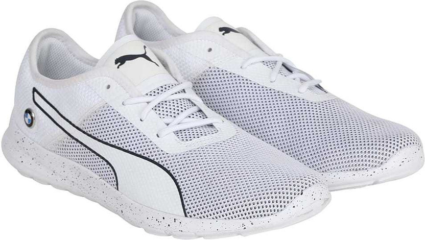 puma white sports shoes flipkart