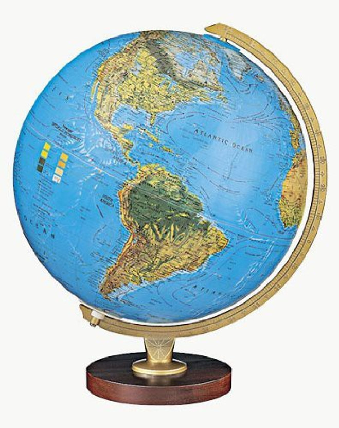 Replogle Carlyle Illuminated Desktop Globe 12 Inch