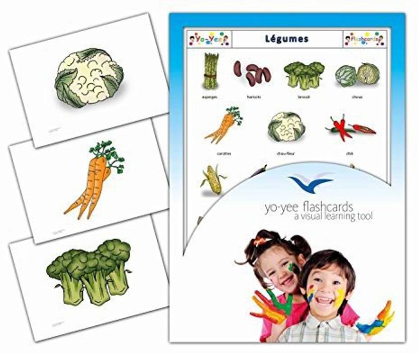 Yo Yee Flashcards Fiches De Vocabulaire L Gumes Vegetable In French 