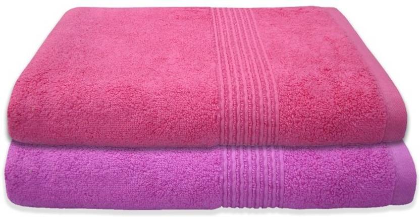 TEYJA COLLECTIONS Cotton 590 GSM Bath Towel Set - Buy ...
