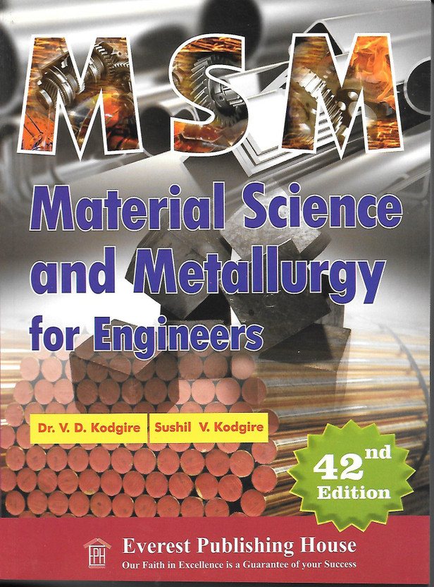 MATERIAL SCIENCE AND METALLURGY BY KODGIRE PDF