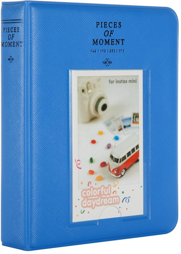 64 Pocket Album for Fujifilm Instax Mini Film-Cobalt Blue